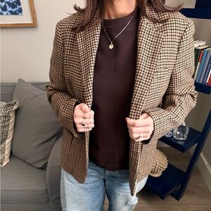 Chaps Houndstooth Vintage Women’s Blazer